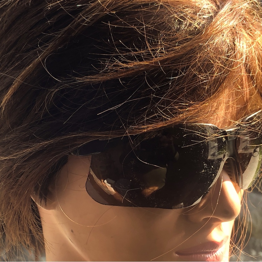 UVEX Skyper Safety Glasses, Black Frame With Orange Anti-Fog Lens